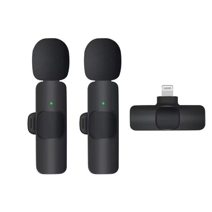 KEKAXI Wireless Microphone Wireless Lapel Microphone Portable Vid
