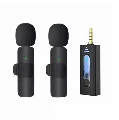 KEKAXI Wireless Microphone Wireless Lapel Microphone Portable Vid