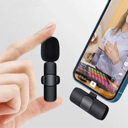 KEKAXI Wireless Microphone Wireless Lapel Microphone Portable Vid